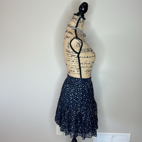 Kate Spade Night Sky lurex dot skirt rich navy - Picture 9 of 15